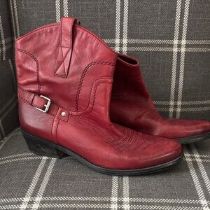 Franco Sarto Cherry Red Booties